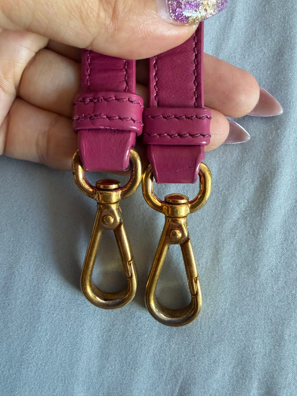 Prada Pink Nylon Crossbody Bag with Gold Hardware - Picture 16 of 16